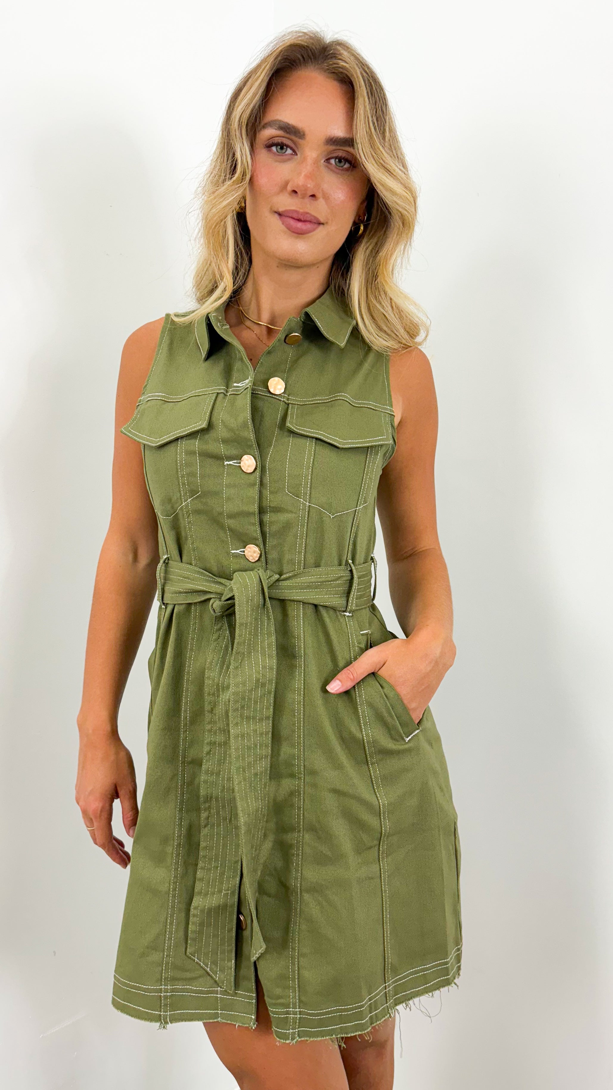 ZHANE DENIM DRESS