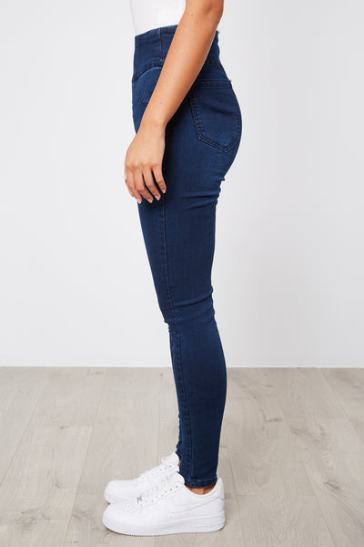 DYLAN PULL ON STRETCH JEAN - NAVY