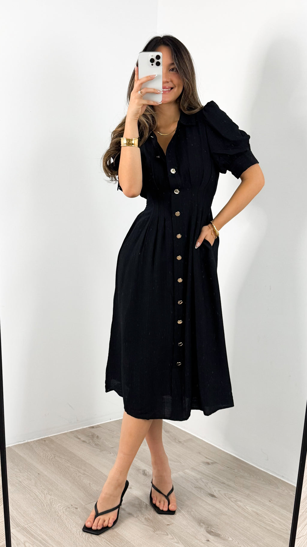 CASSANDRA DRESS - BLACK