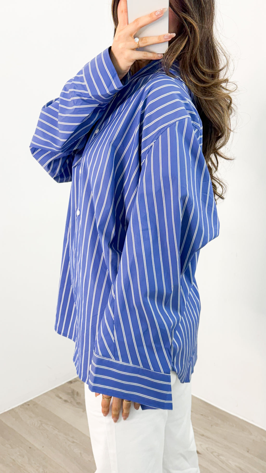 JOHNNY SHIRT - BLUE STRIPE