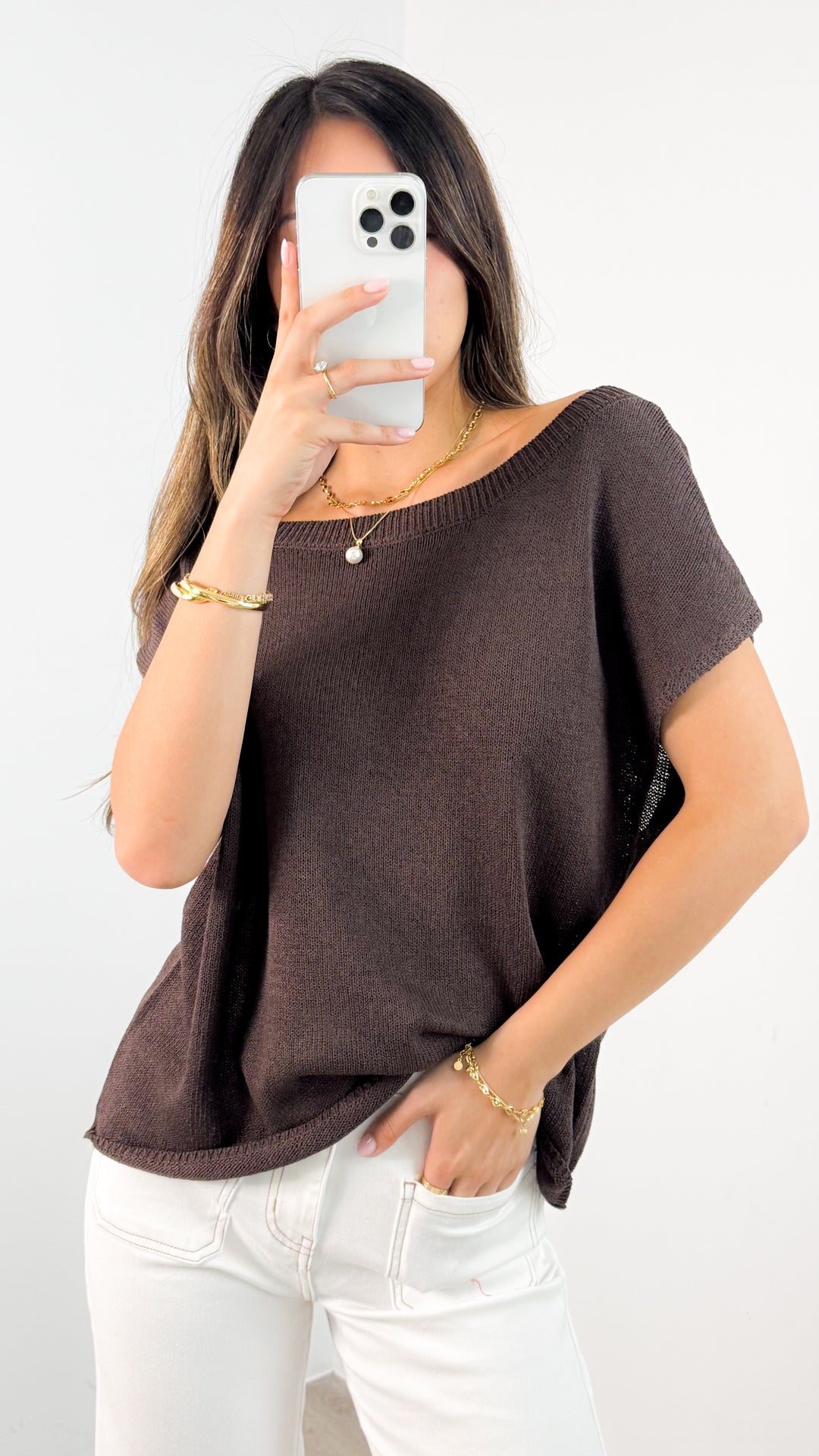 KATHERINE KNIT - CHOCOLATE