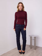 NINA TOP - MERLOT