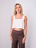 KIKI CROP TOP - WHITE