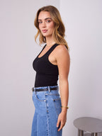 VUE TANK TOP - BLACK