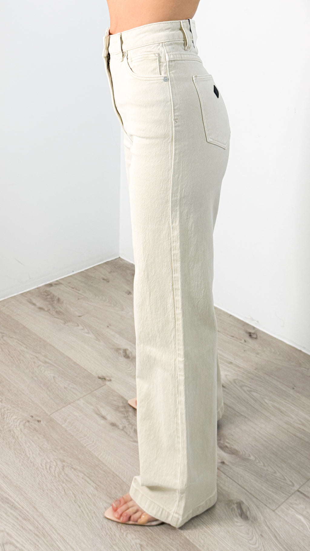 ‘ABRAND’ 94 HIGH WIDE JEANS - BONE