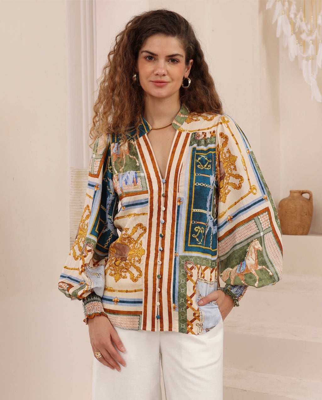 CAVELLO BLOUSE - MULTI