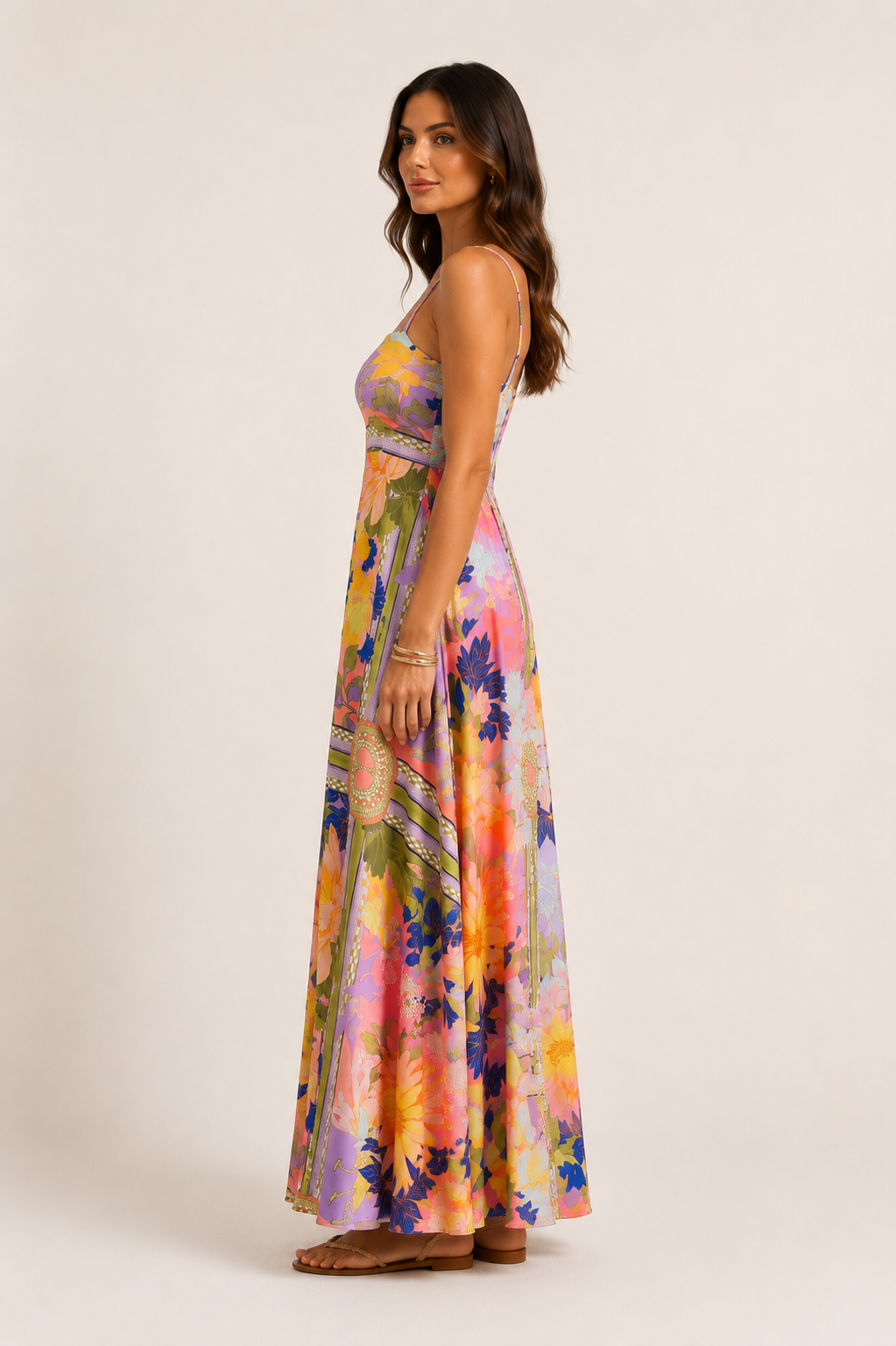 FIORE MAXI DRESS - MULTI (PRE ORDER)
