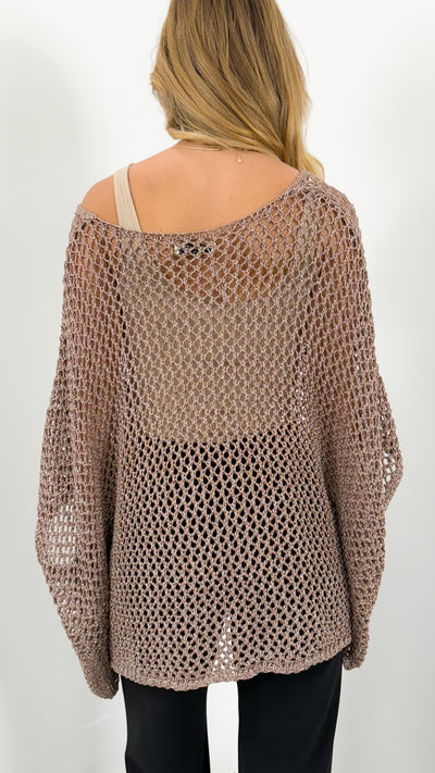 BENITA TOP - CHOCOLATE