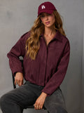 TYLER BOMBER JACKET - WINE
