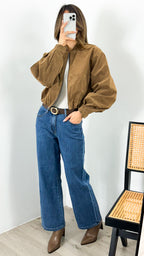 VANCE BOMBER JACKET - TAN
