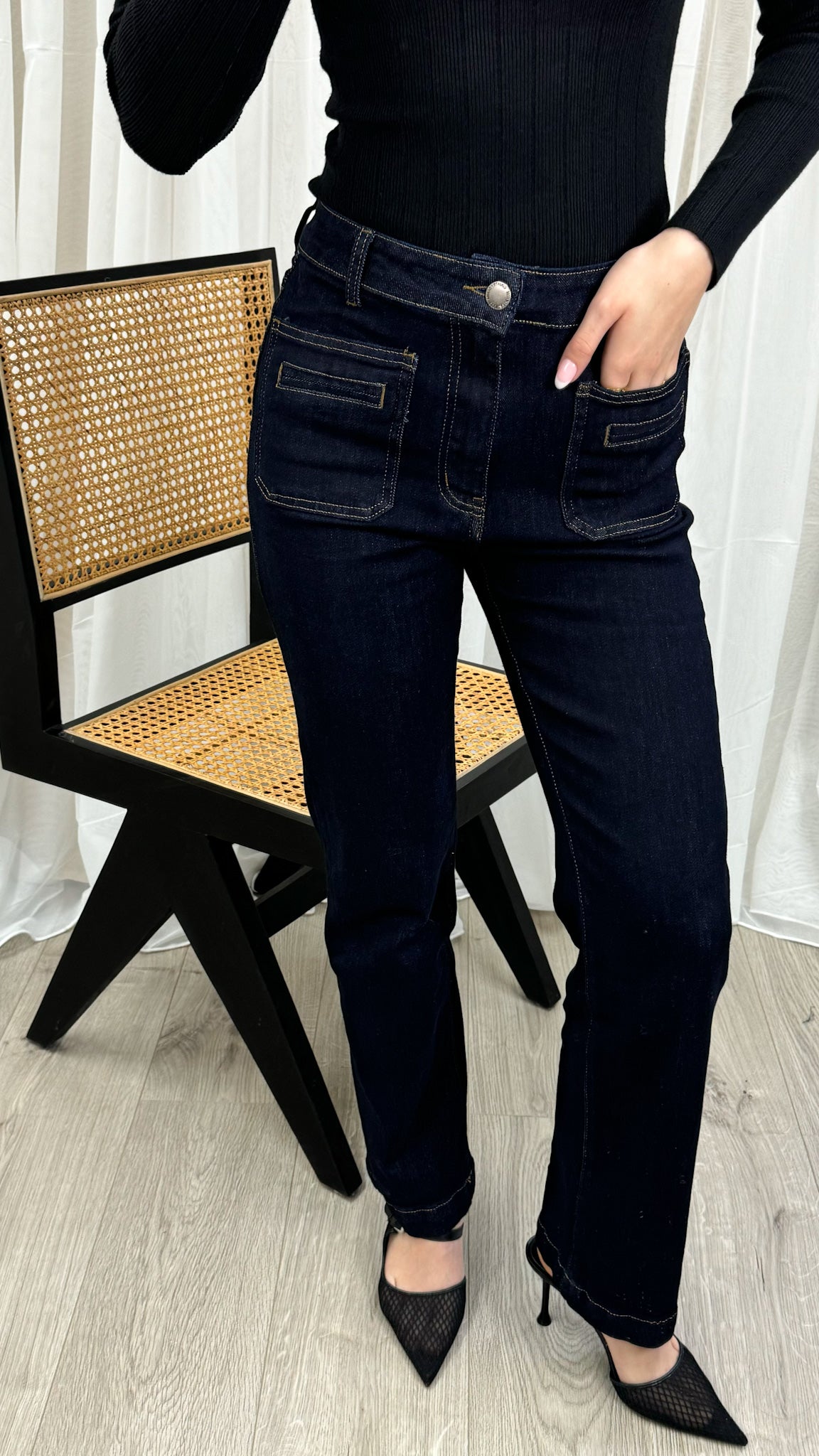 JACKSON STRAIGHT LEG JEAN - INDIGO BLUE