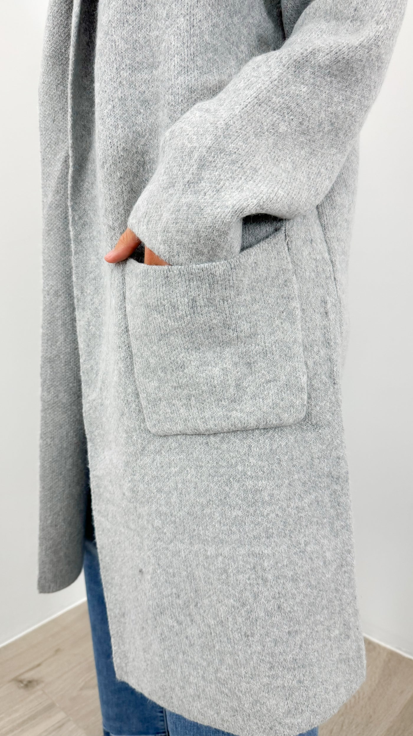 ALBA COATIGAN - GREY