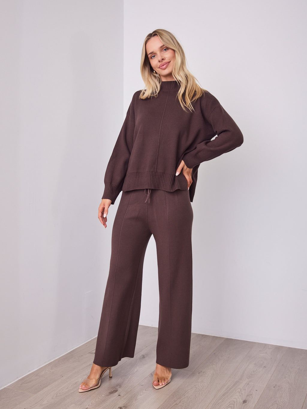 DELTA KNIT PANT - ESPRESSO