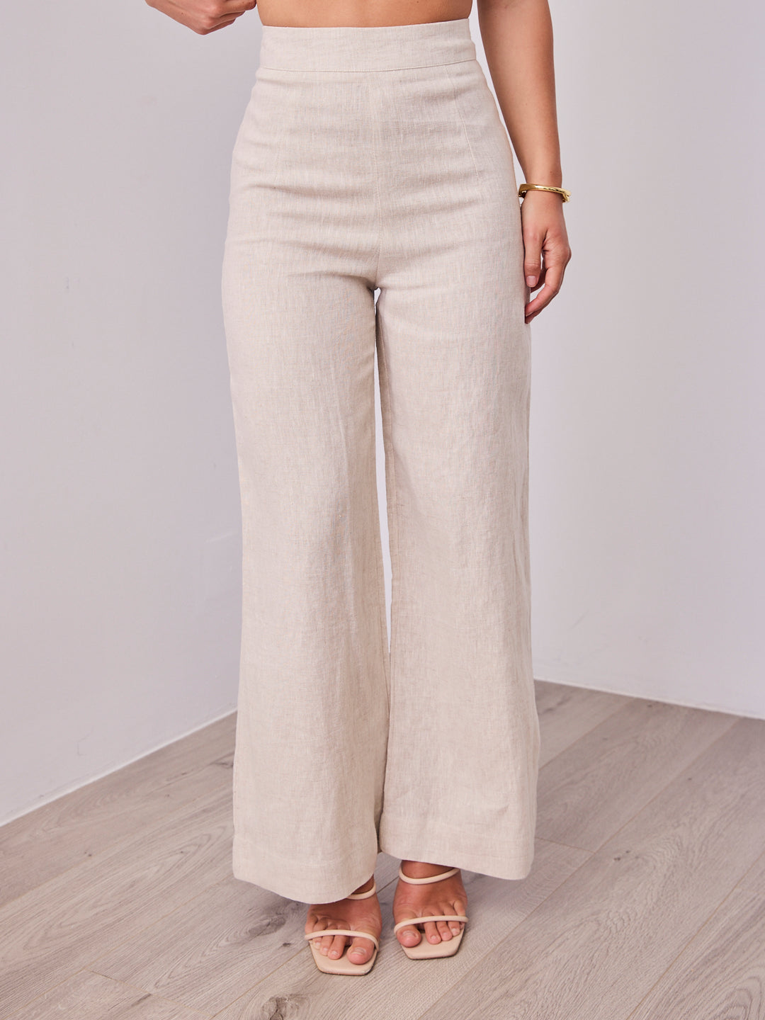 HANNAH LINEN PANT - OATMEAL