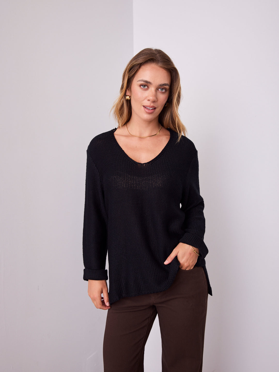 TIANA KNIT - BLACK