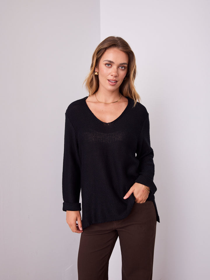 TIANA KNIT - BLACK