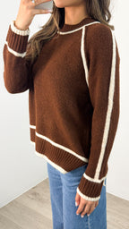 NAOMI KNIT - CHOCOLATE