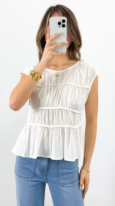 NAMMOS TOP - WHITE