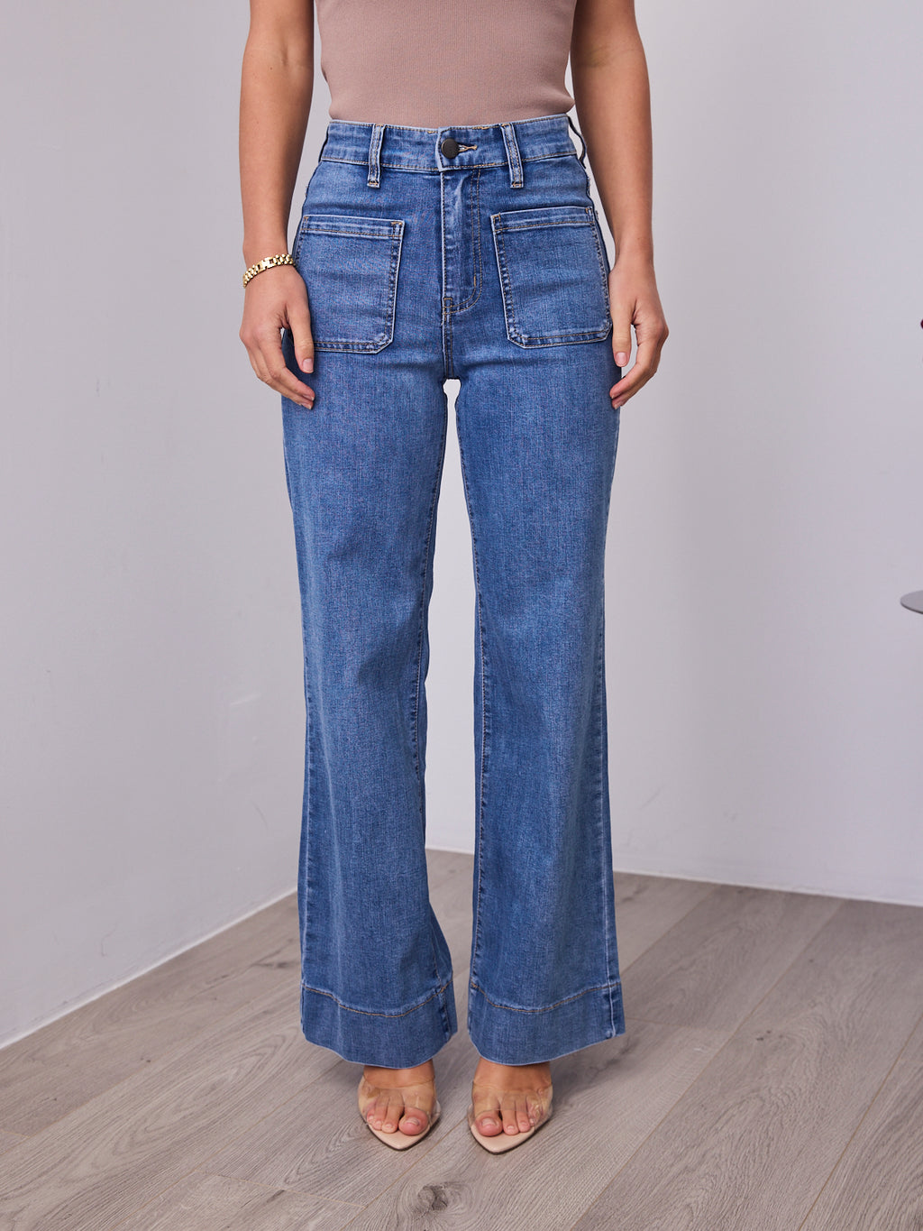 FITZROY JEAN - MEDIUM BLUE