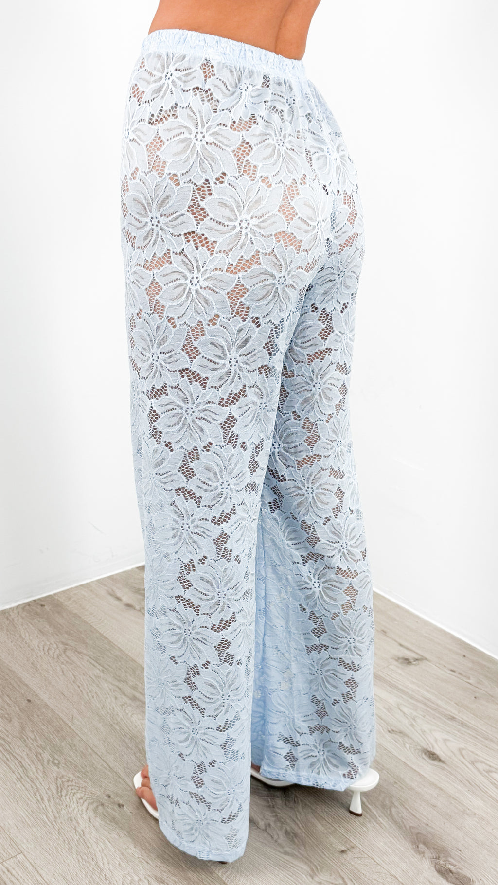 NADINE SHIRT & PANT SET - BABY BLUE