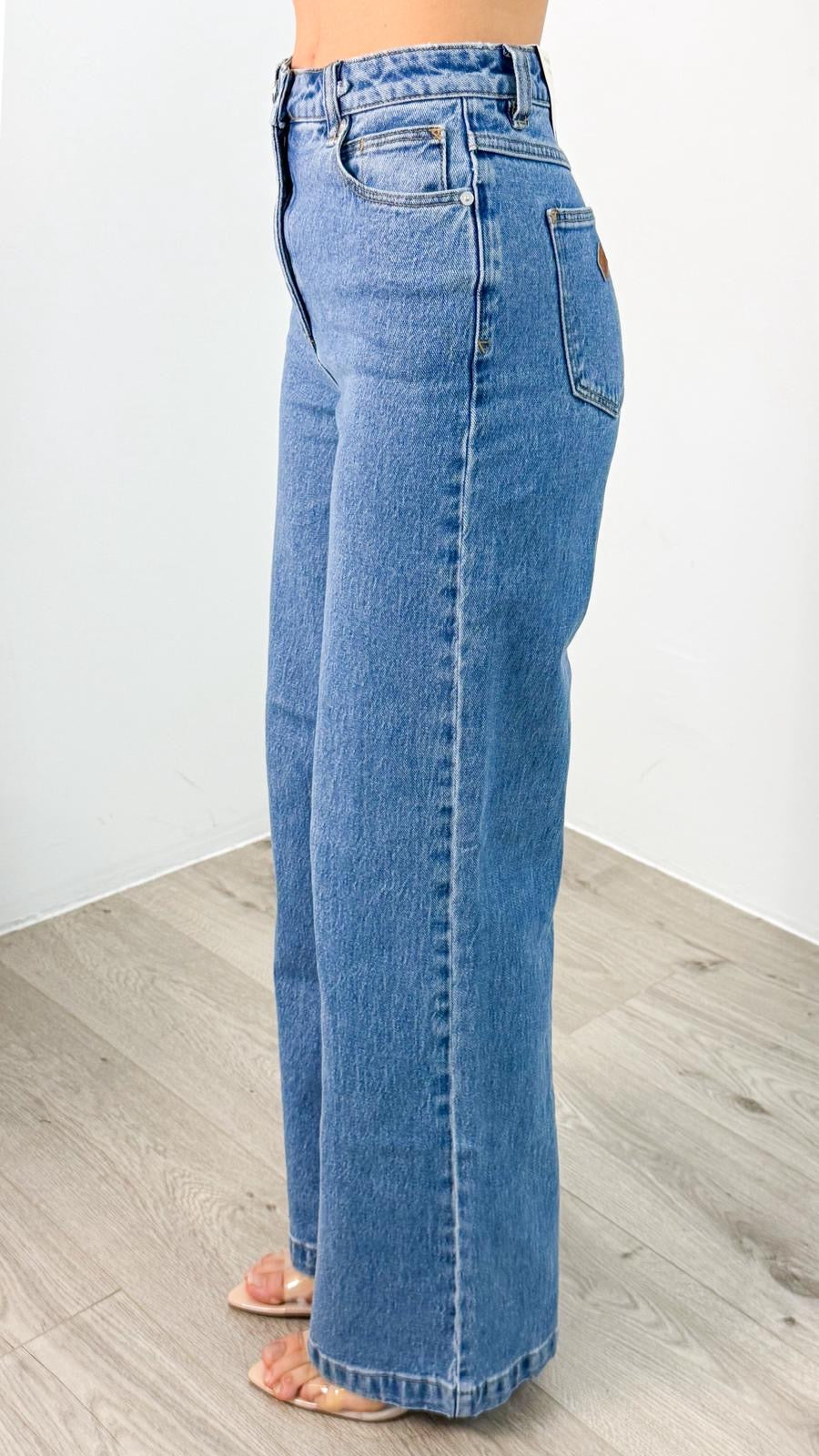'ABRAND' 94 HIGH & WIDE DEBBIE - DENIM