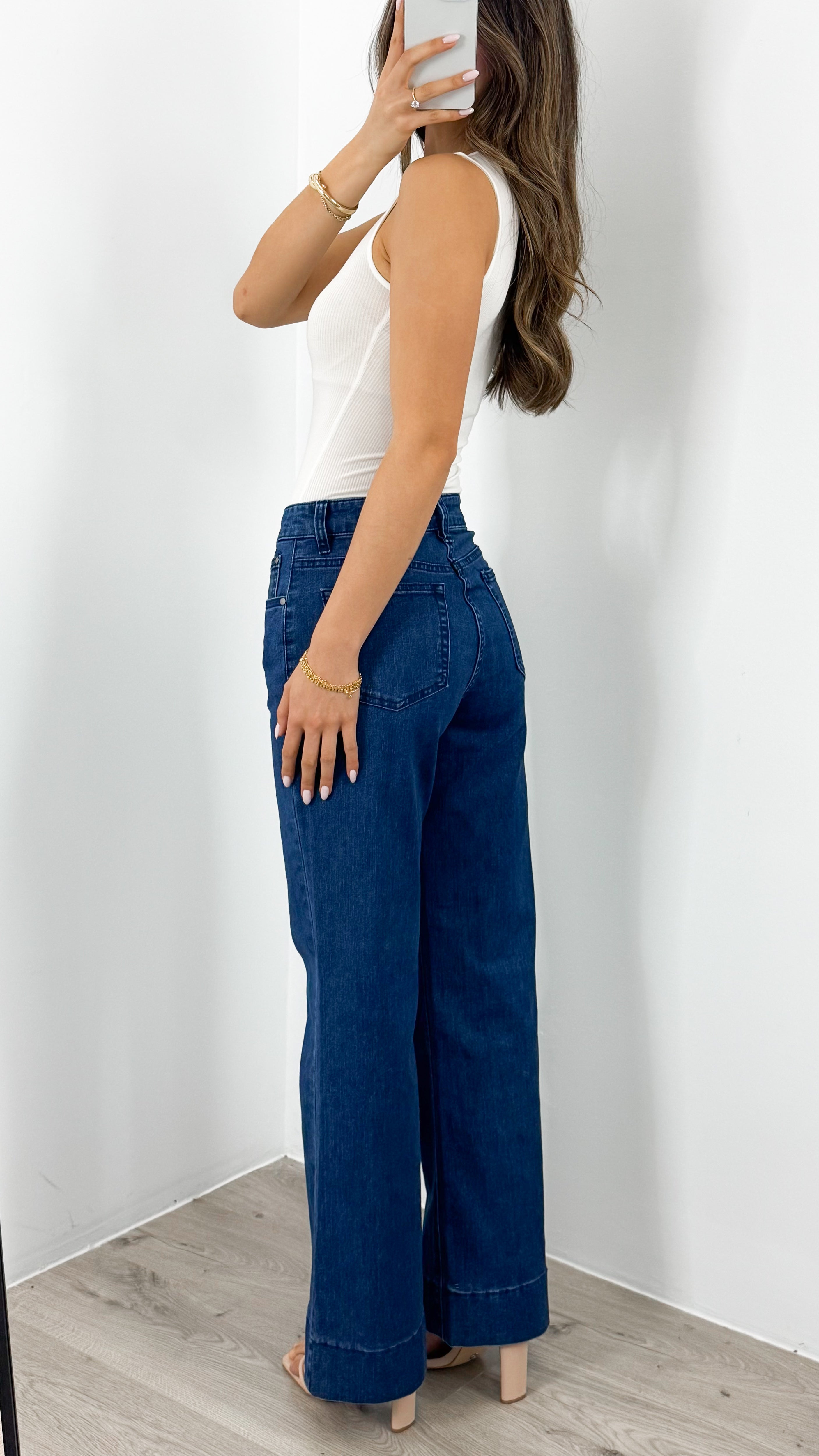 COOPER JEAN - DARK BLUE WASH