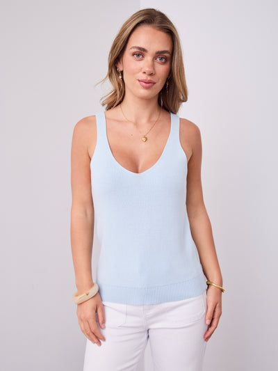 AUDREY SINGLET TOP - BABY BLUE