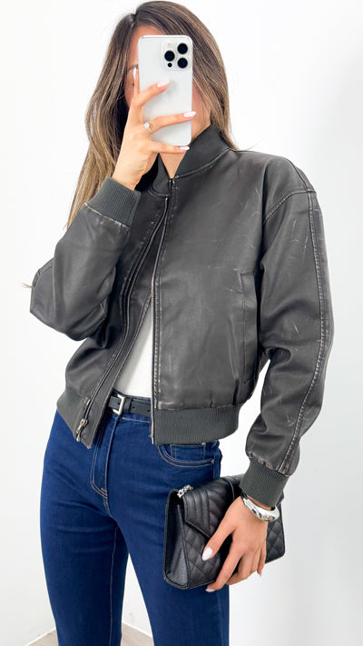 BRYSON JACKET - BLACK WASH