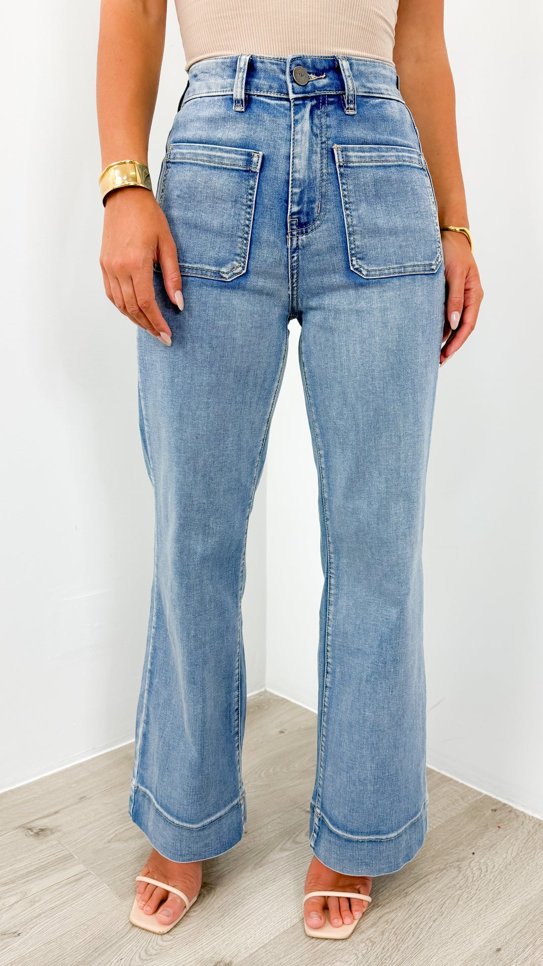 FITZROY JEAN - MEDIUM BLUE