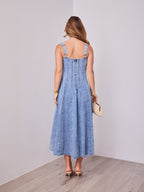 EVE DENIM DRESS - DENIM