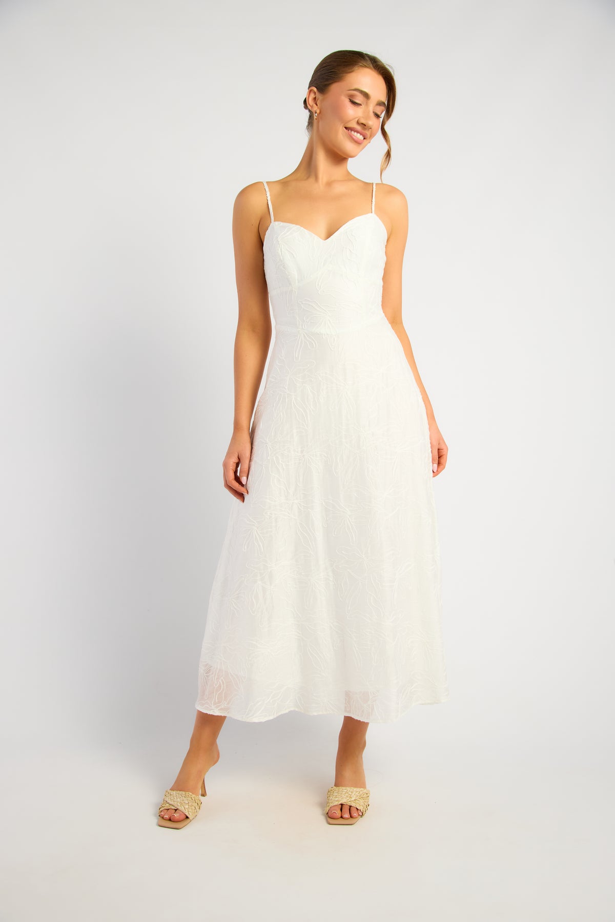 CHARMAINE DRESS - WHITE