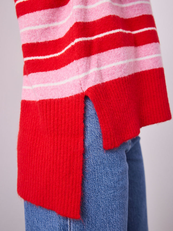 CHARLES KNIT - RED/PINK
