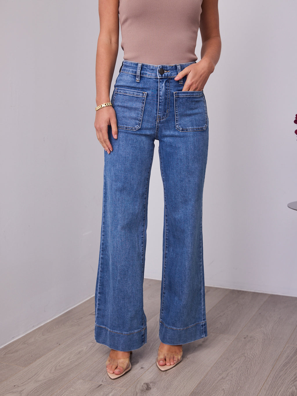 FITZROY JEAN - MEDIUM BLUE