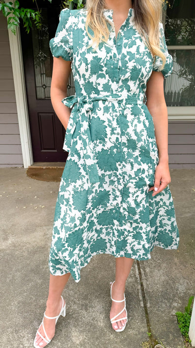 CHRISHEL DRESS - GREEN