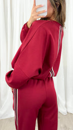 DANTE SWEATPANT - WINE