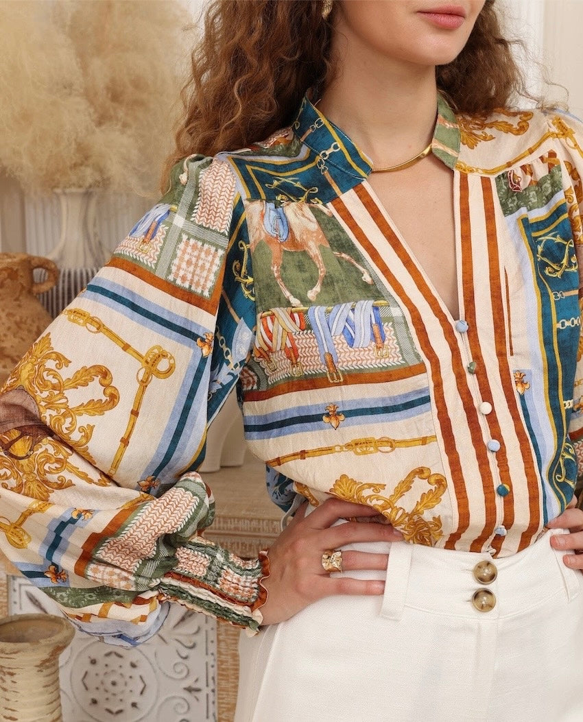 CAVELLO BLOUSE - MULTI