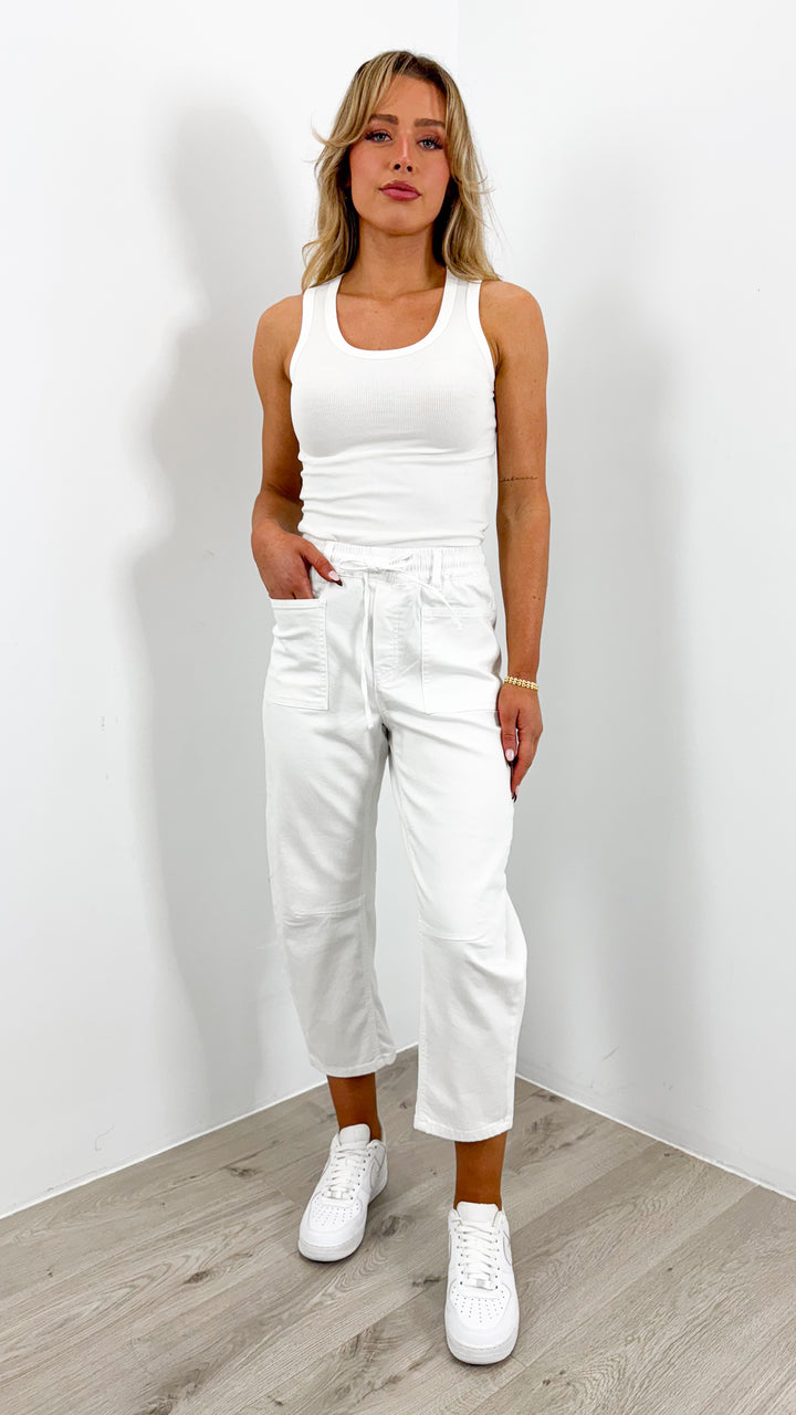JASON JOGGERS - WHITE