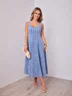 EVE DENIM DRESS - DENIM