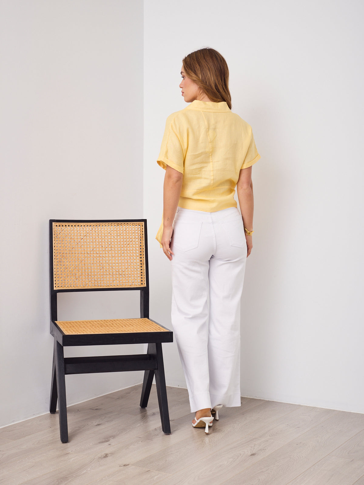 COMO LINEN SHIRT - BUTTER