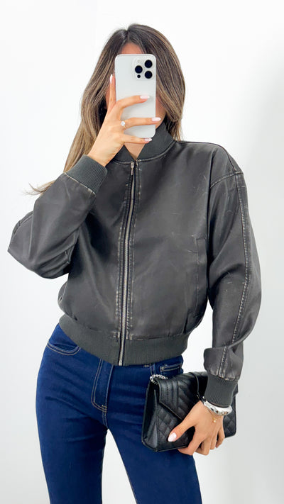 BRYSON JACKET - BLACK WASH