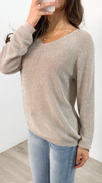 WHITNEY TOP - SILVER