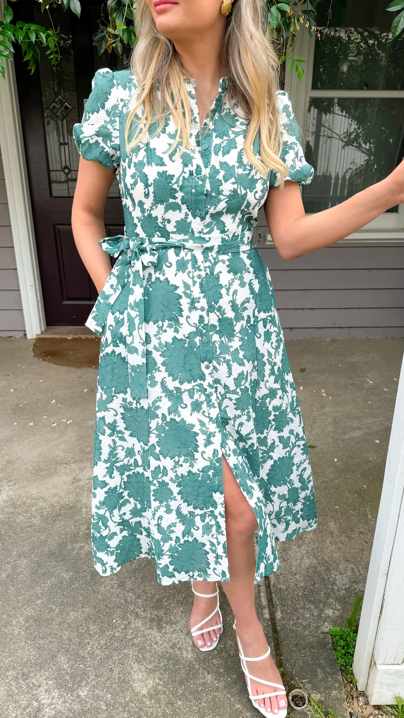 CHRISHEL DRESS - GREEN