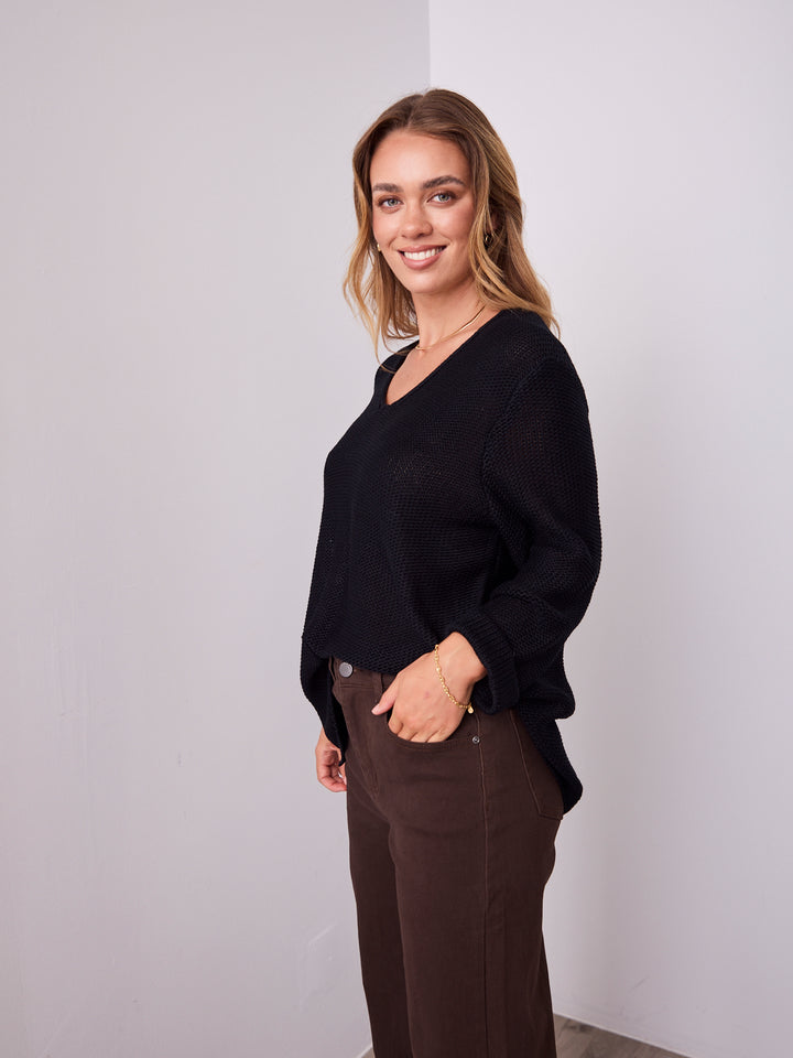 TIANA KNIT - BLACK