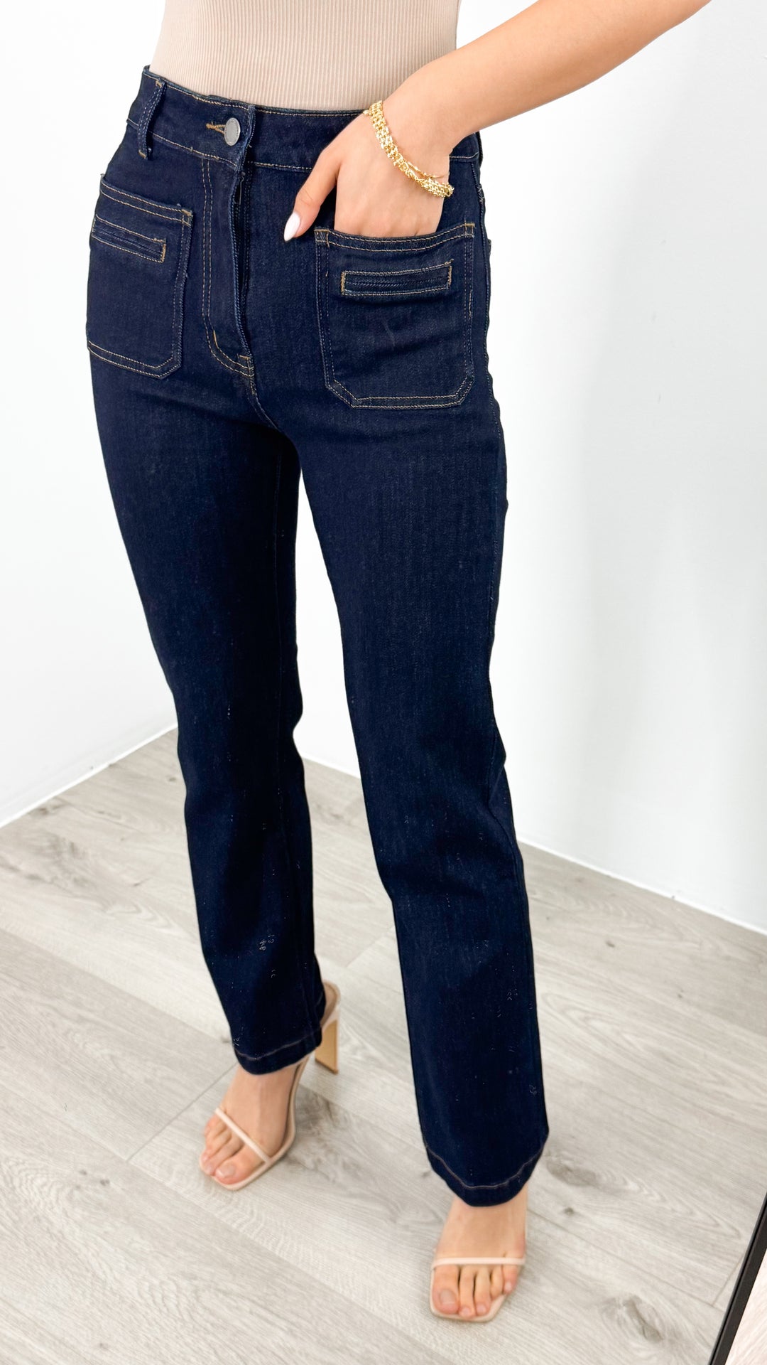 JACKSON STRAIGHT LEG JEAN - INDIGO BLUE