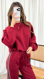 DANTE SWEAT TOP - WINE