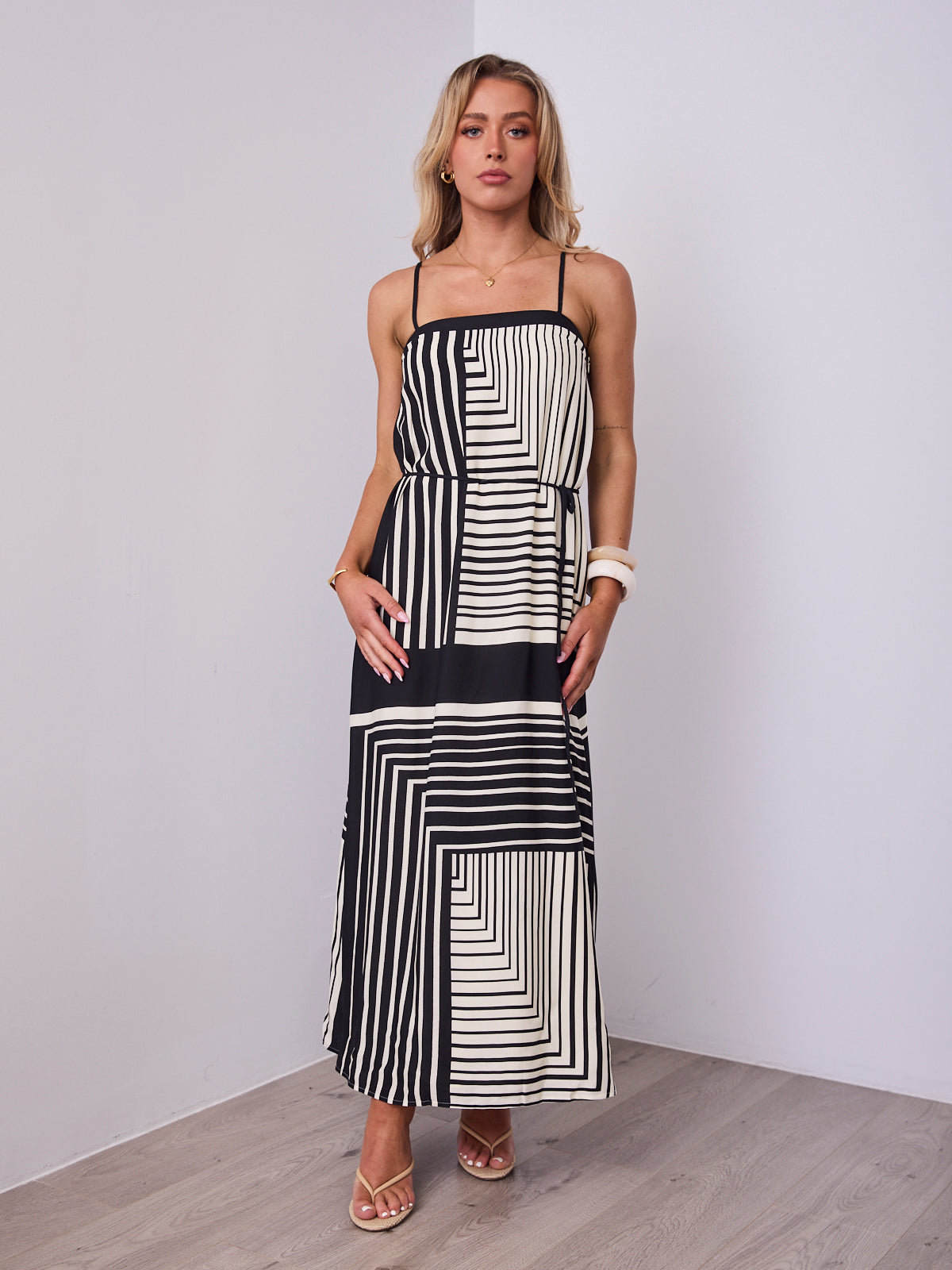 MORGAN DRESS - STRIPE
