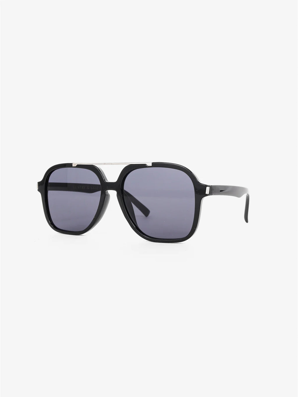GISELLE AVIATOR SUNGLASSES - BLACK