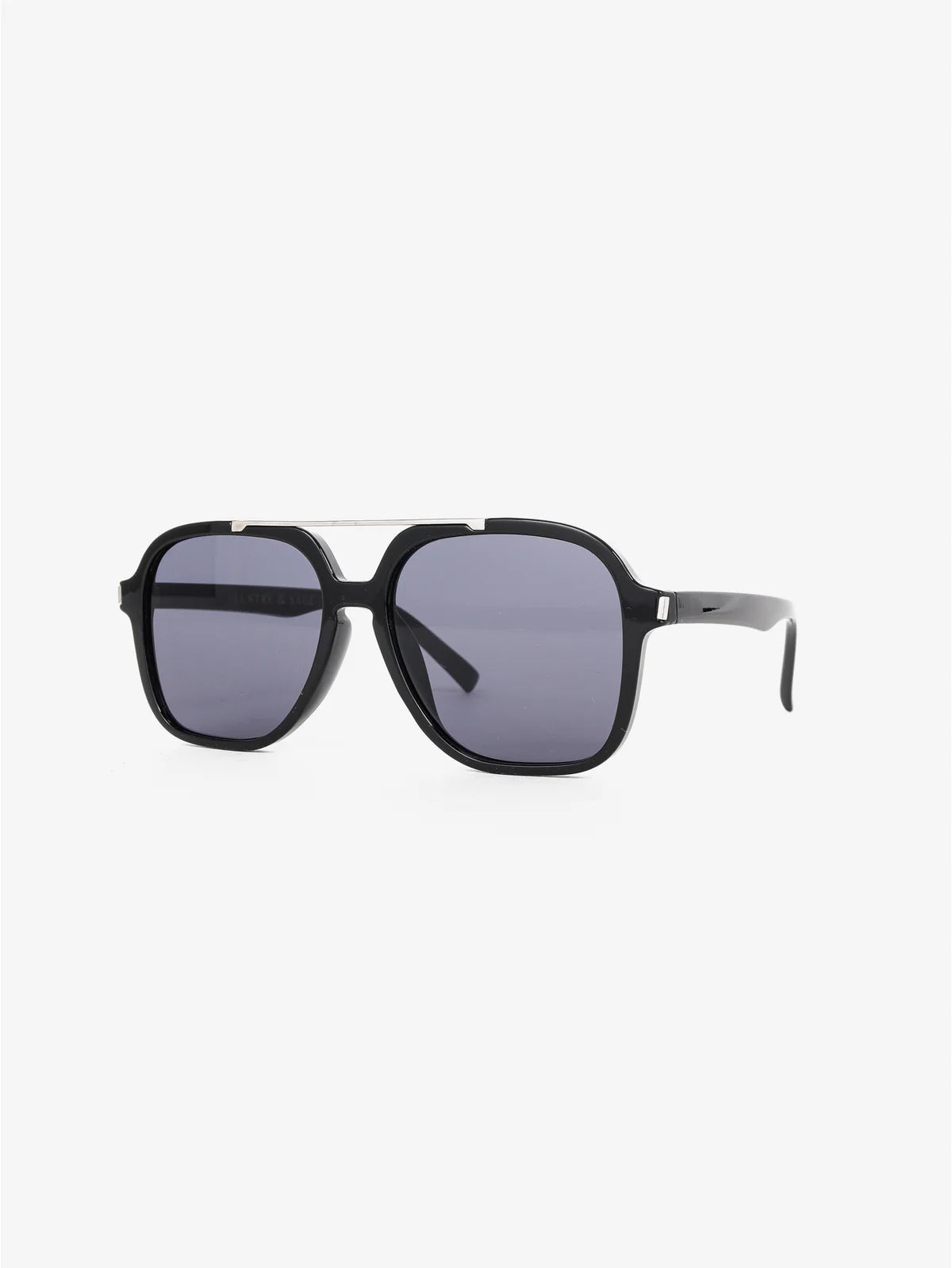 GISELLE AVIATOR SUNGLASSES - BLACK