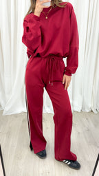 DANTE SWEATPANT - WINE