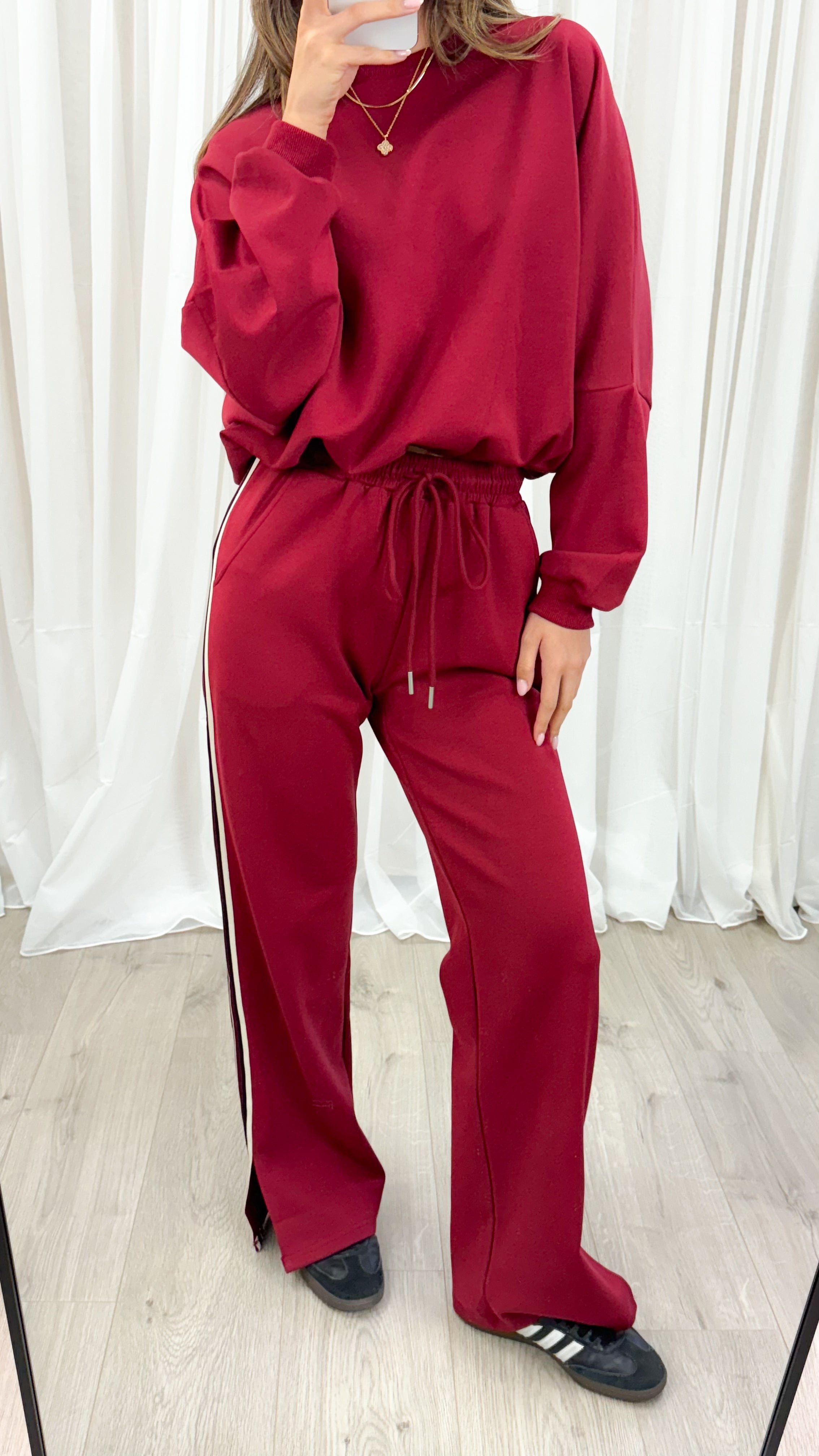 DANTE SWEATPANT - WINE